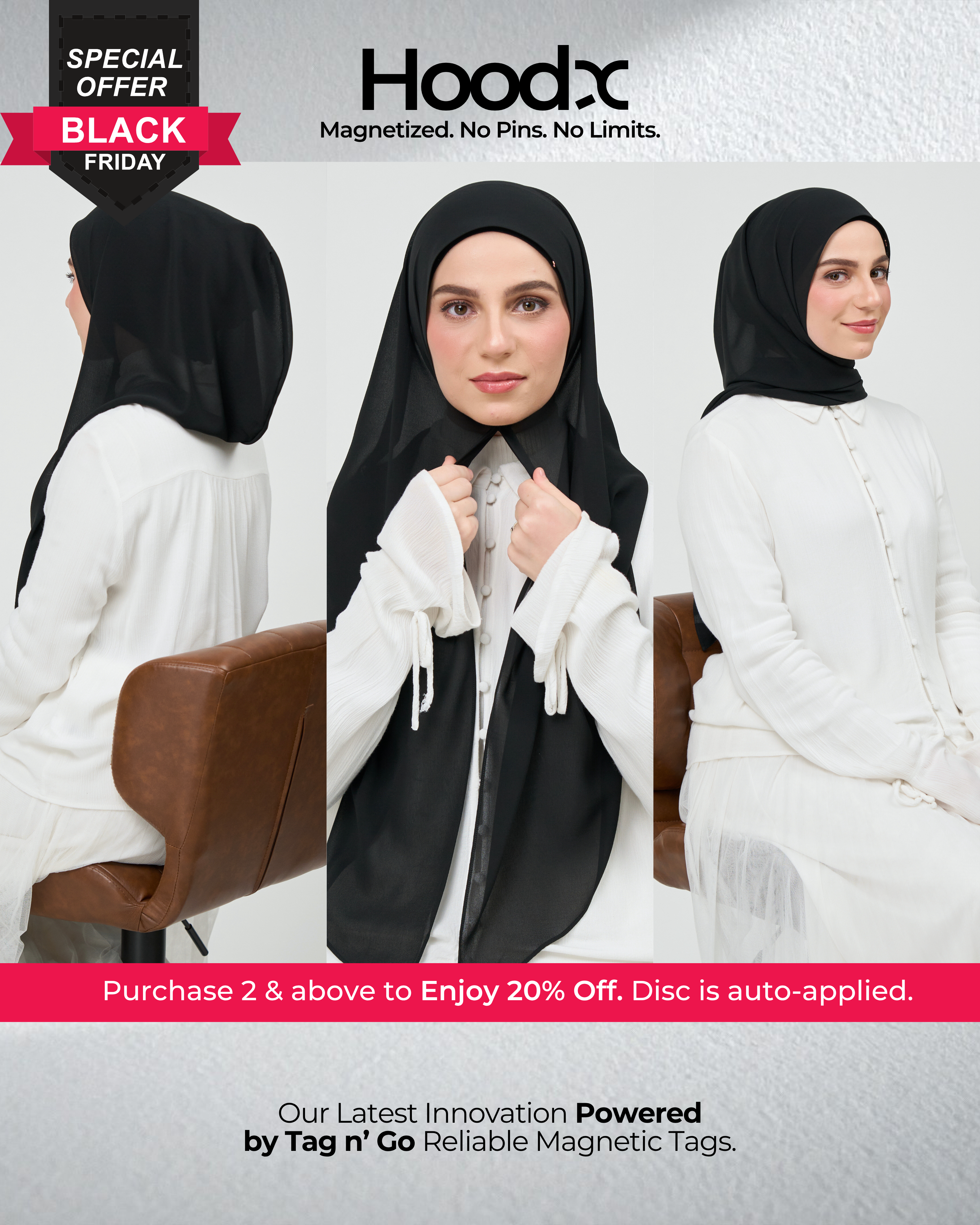 [★New] HoodX in Classic Black