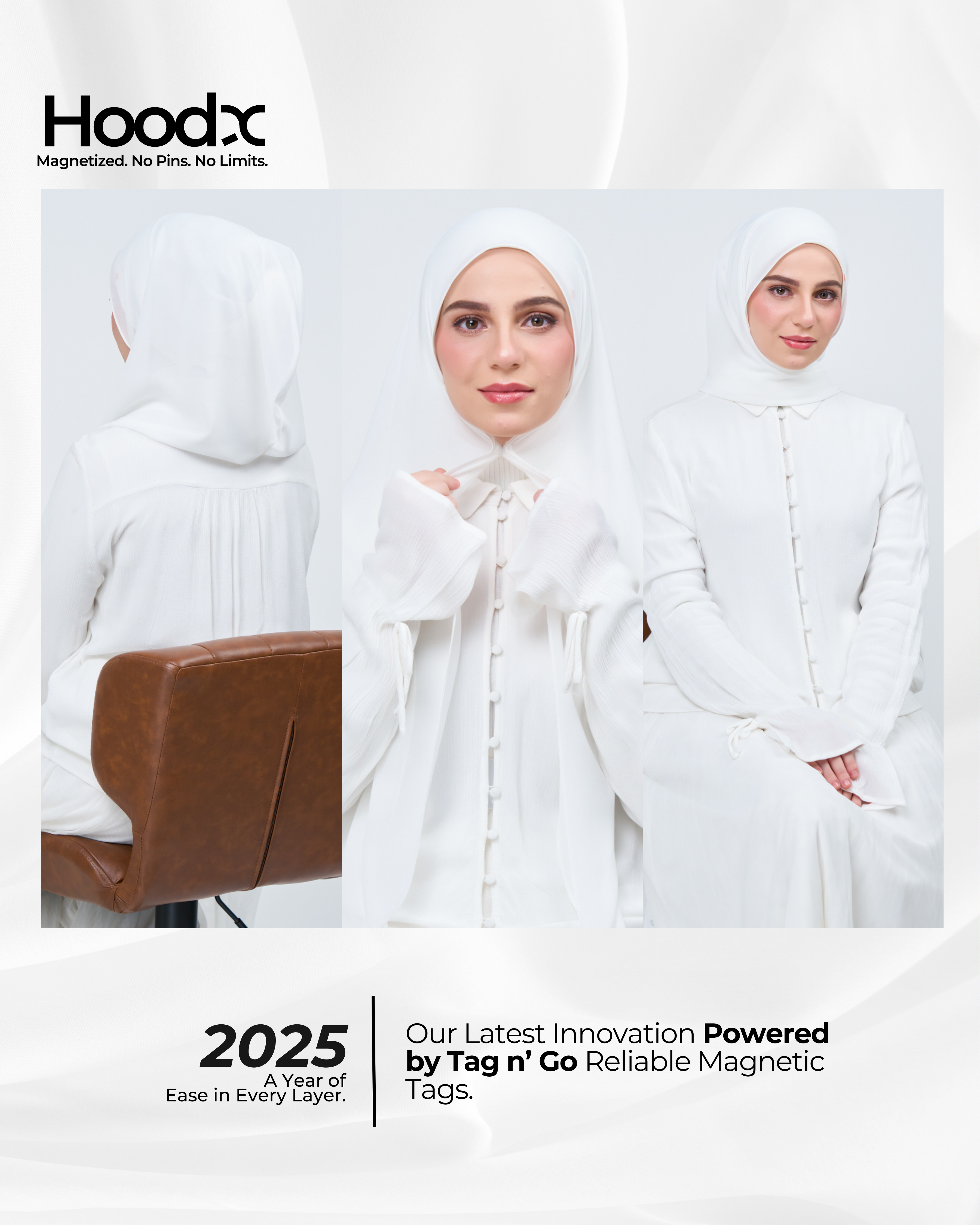 [★New] HoodX in Bridal White