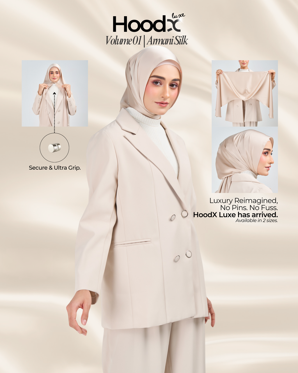 [★New] HoodX Luxe in Linen Dusk