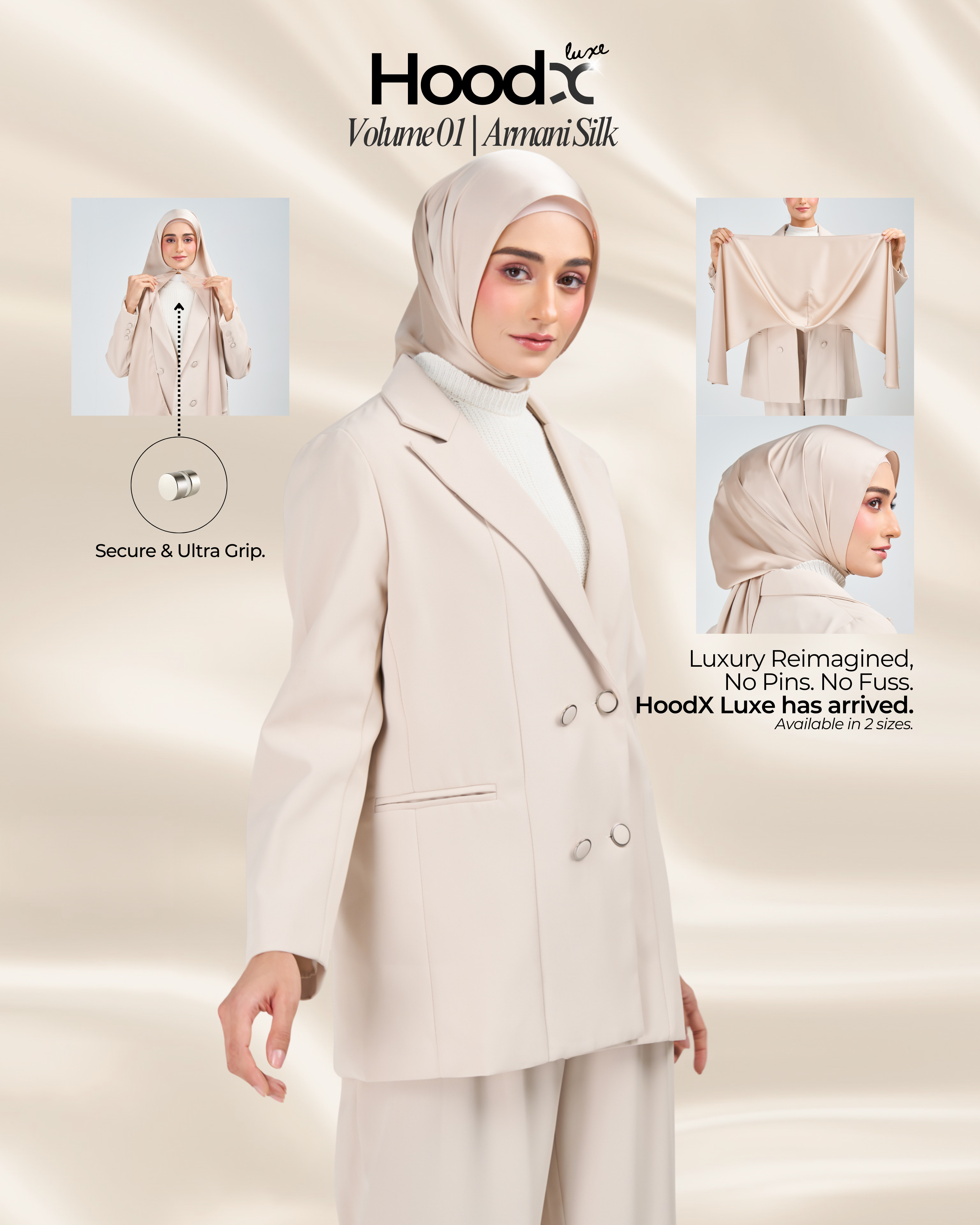 [★New] HoodX Luxe in Linen Dusk