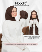 [★New] HoodX⁺Plus in Dark Brunette