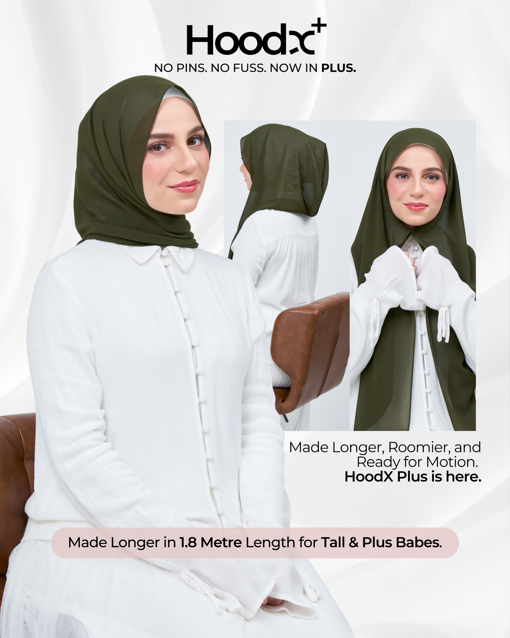 [★New] HoodX⁺Plus in Dark Olive