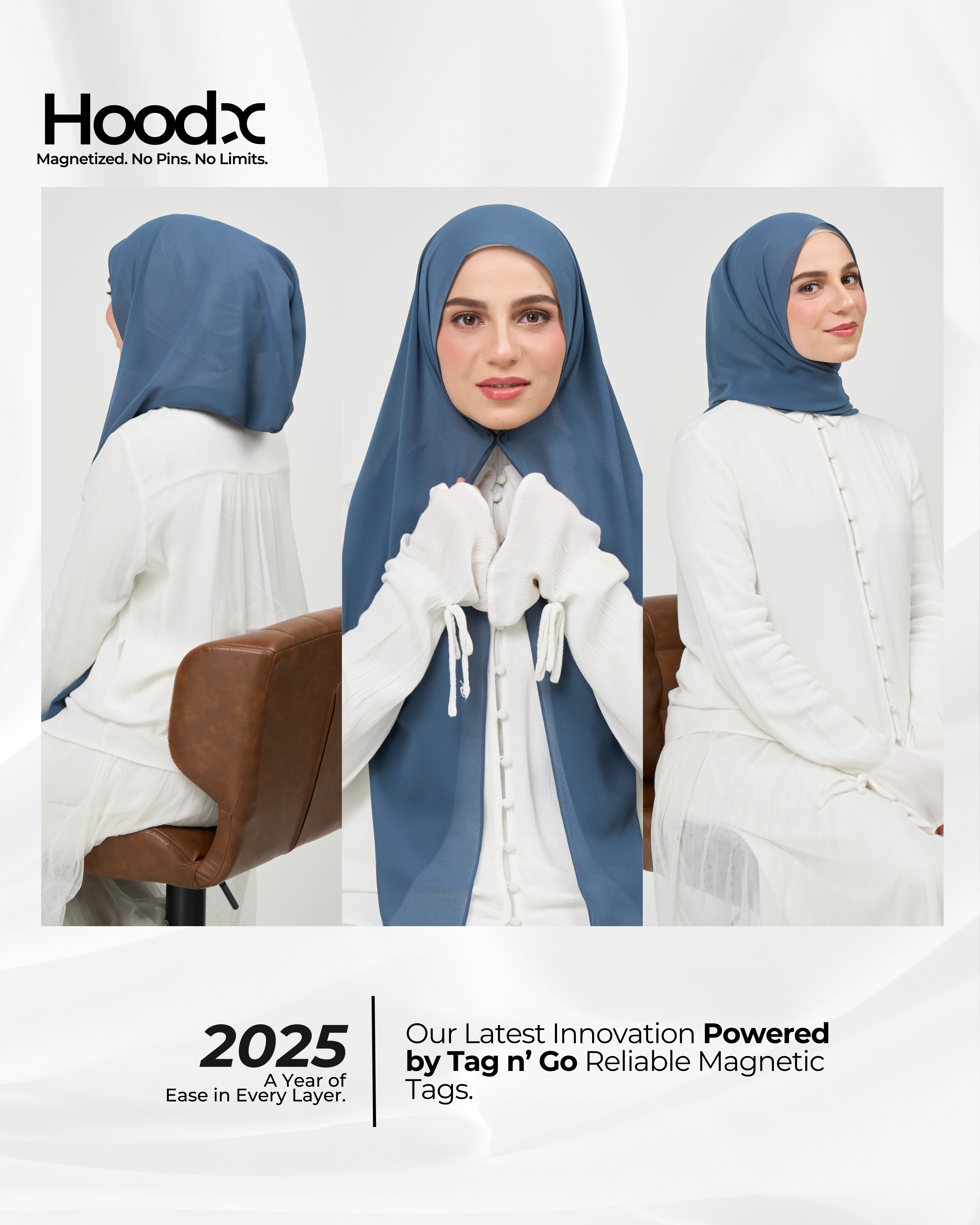[★New] HoodX in Denim Blue