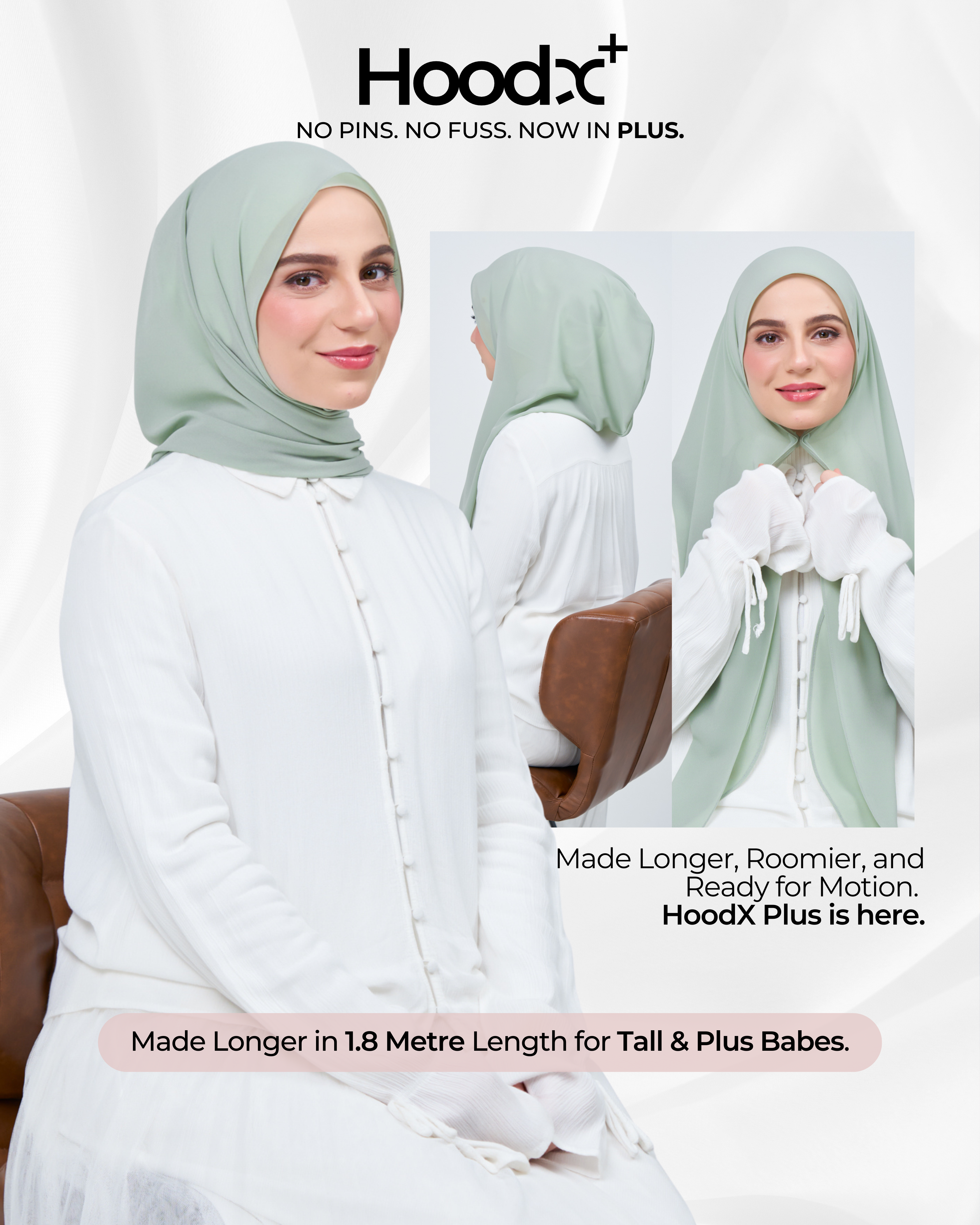 [★New] HoodX⁺Plus in Dusty Green