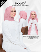 [★New] HoodX⁺Plus in Dusty Pink