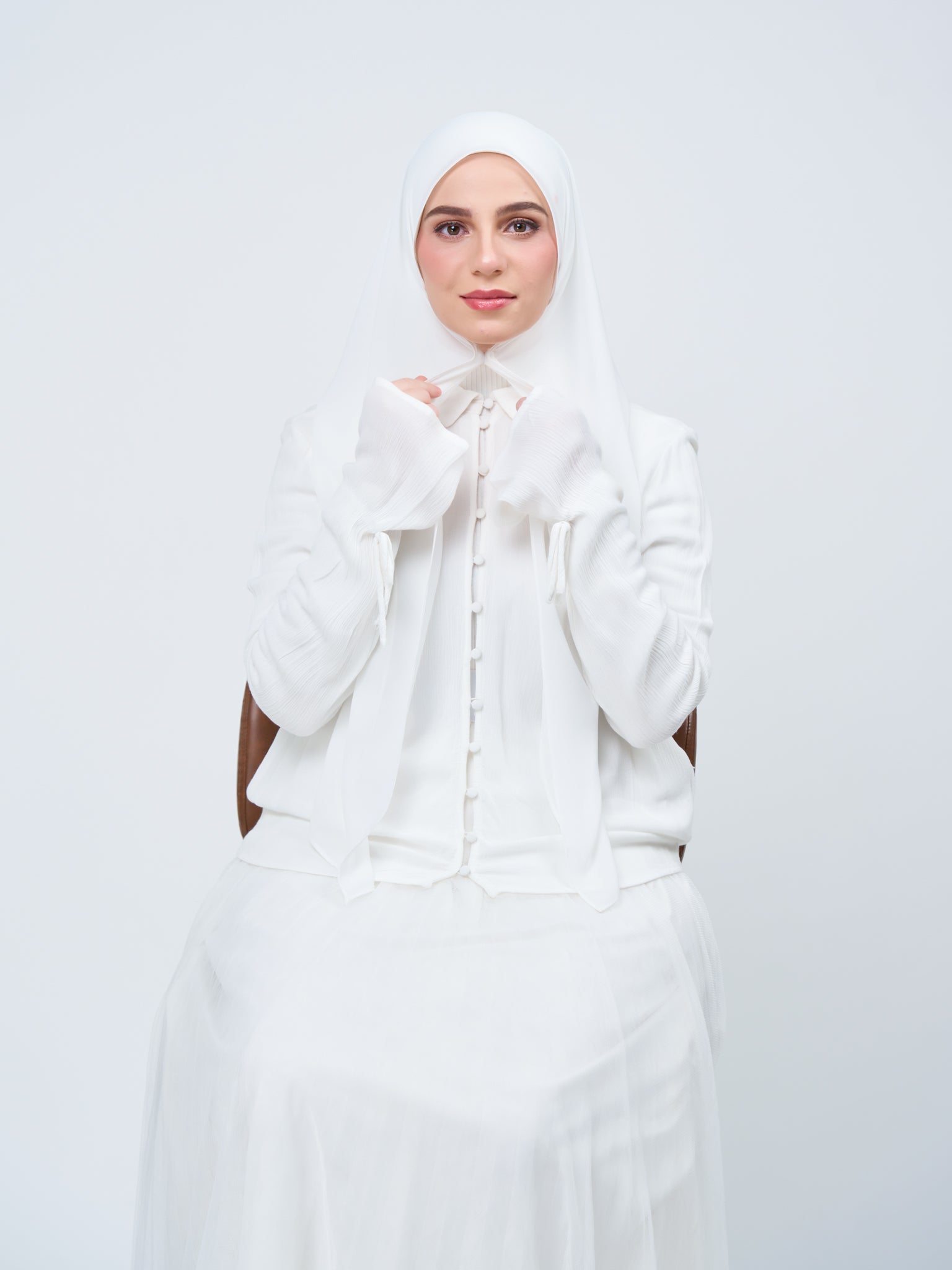 [★New] HoodX in Bridal White