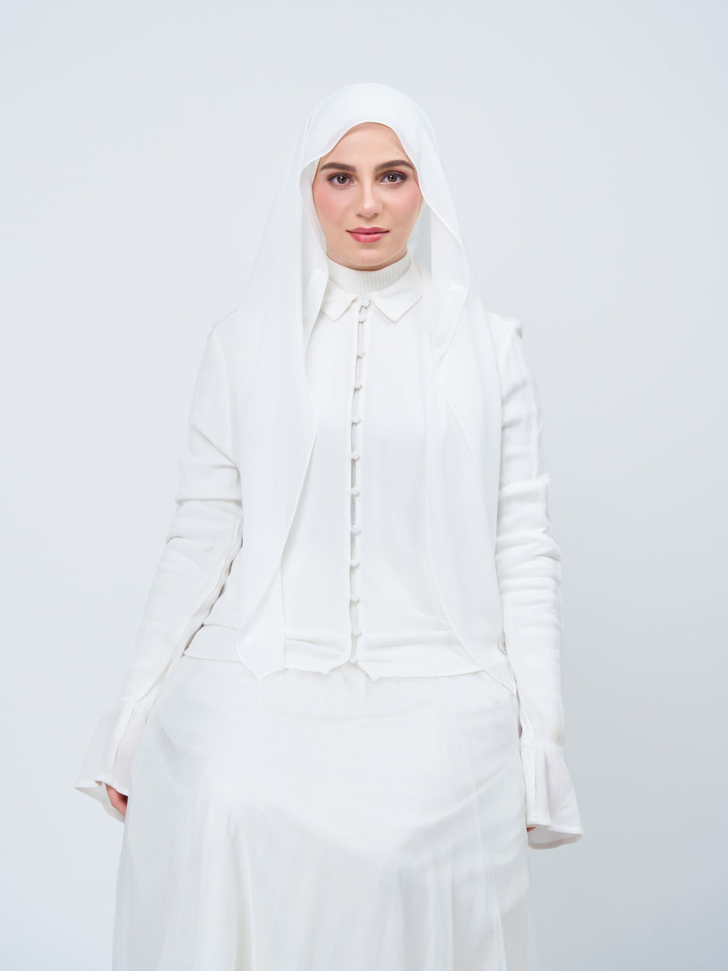 [★New] HoodX in Bridal White