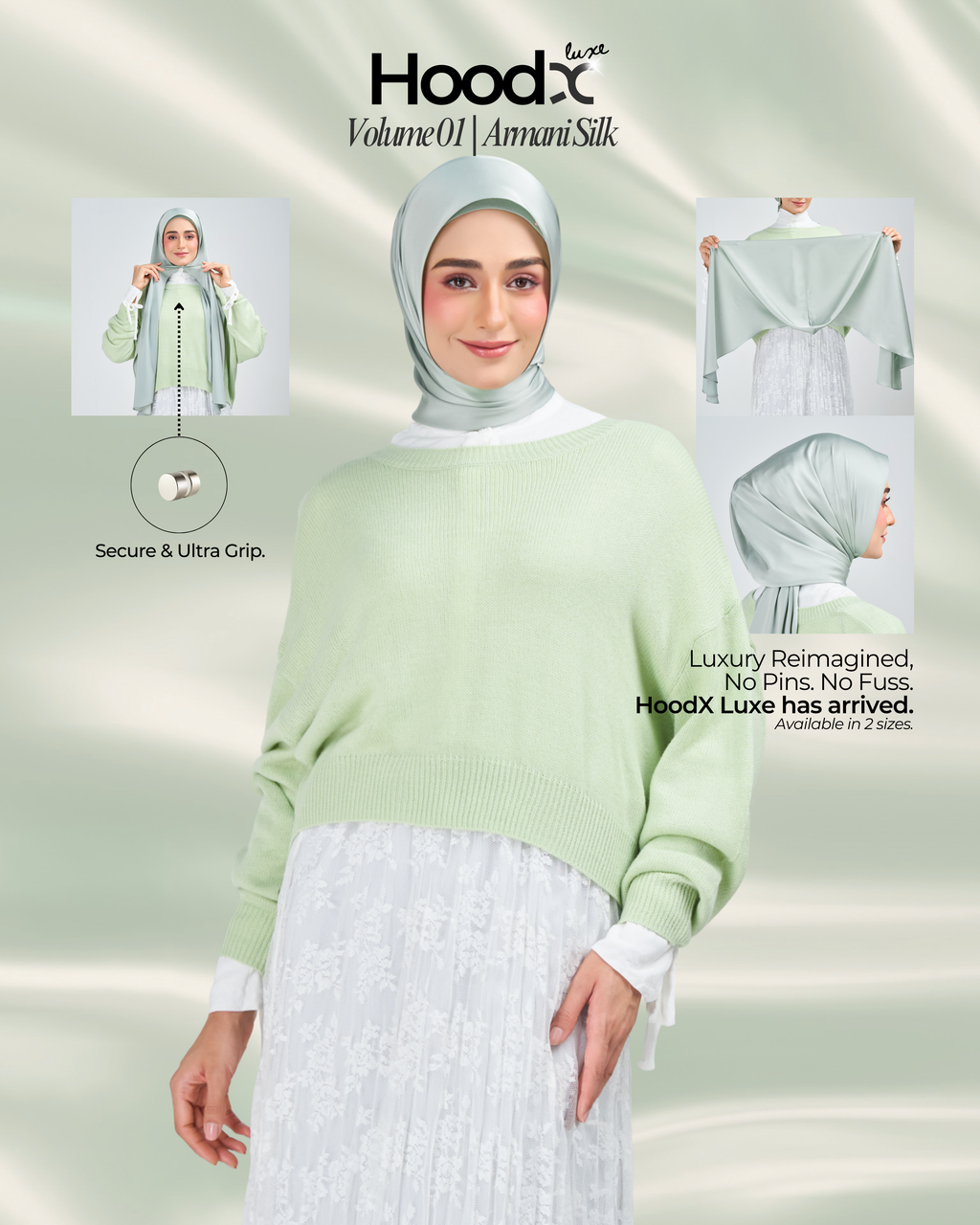 [★New] HoodX Luxe in Jade