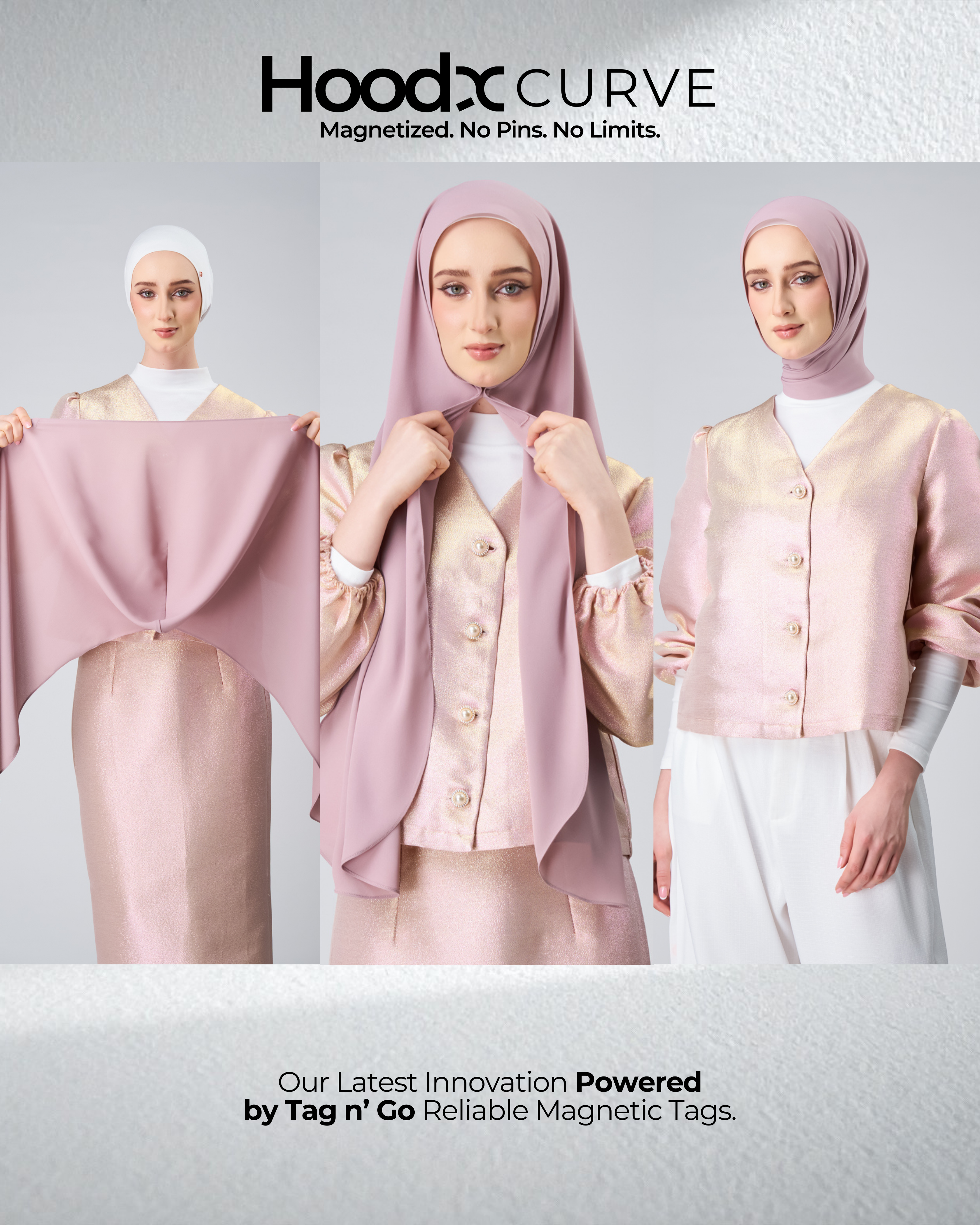 [★New] HoodX Curve in Rose