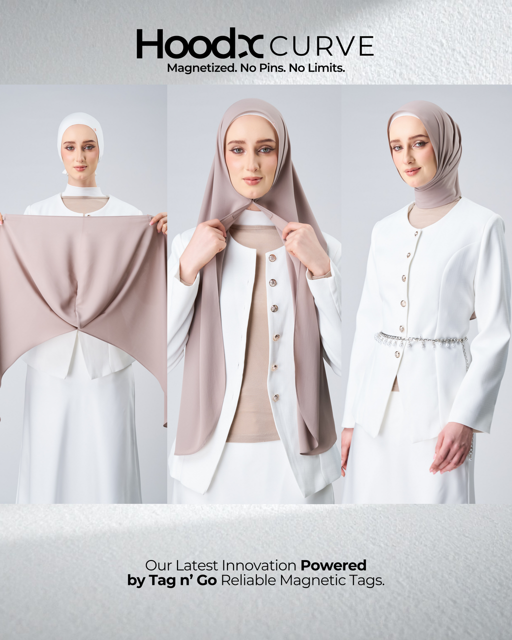 [★New] HoodX Curve in Taupe