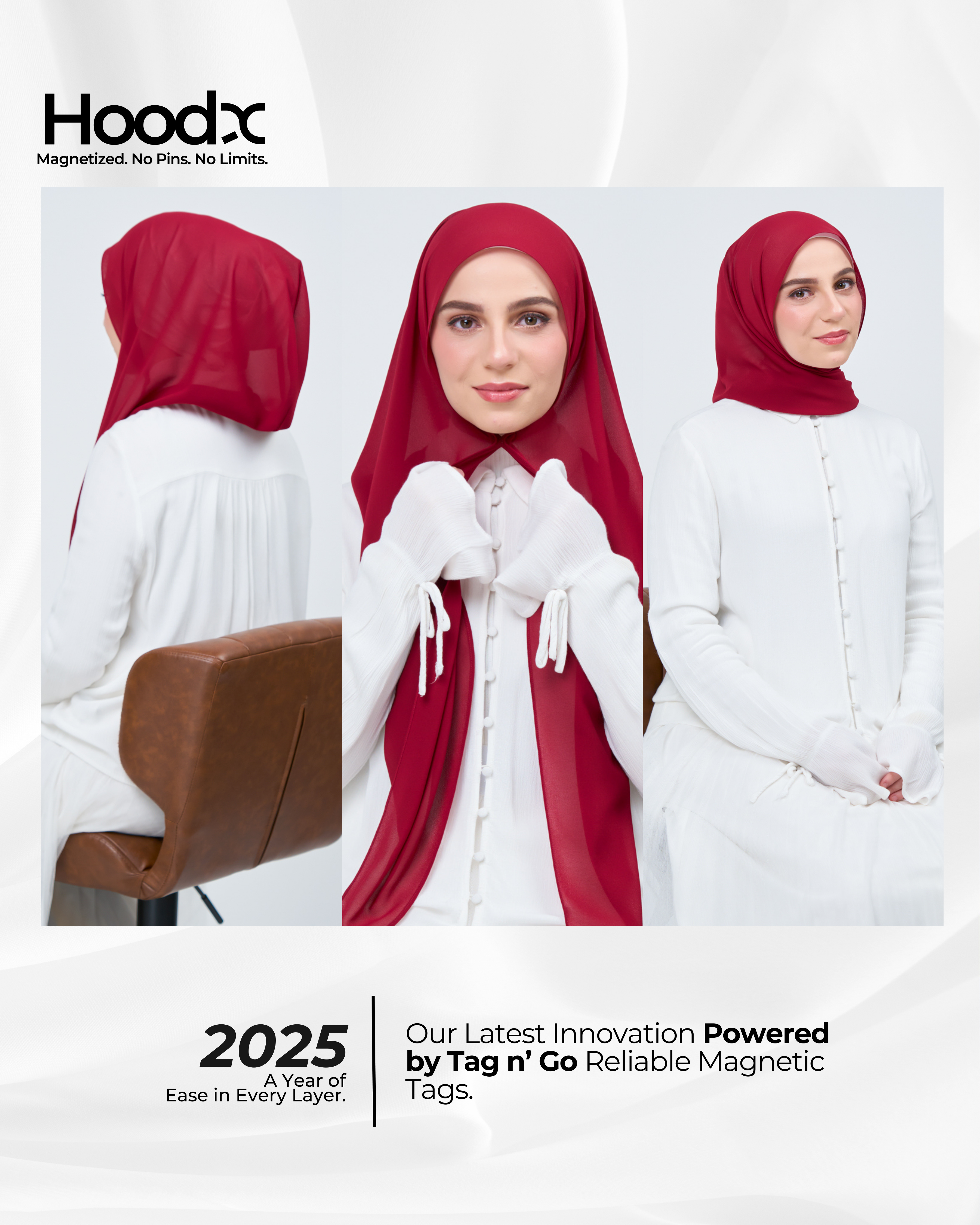 [★New] HoodX in Maroon Red