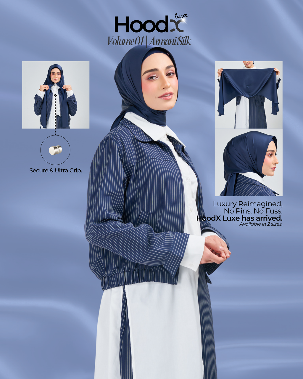 [★New] HoodX Luxe in Navy