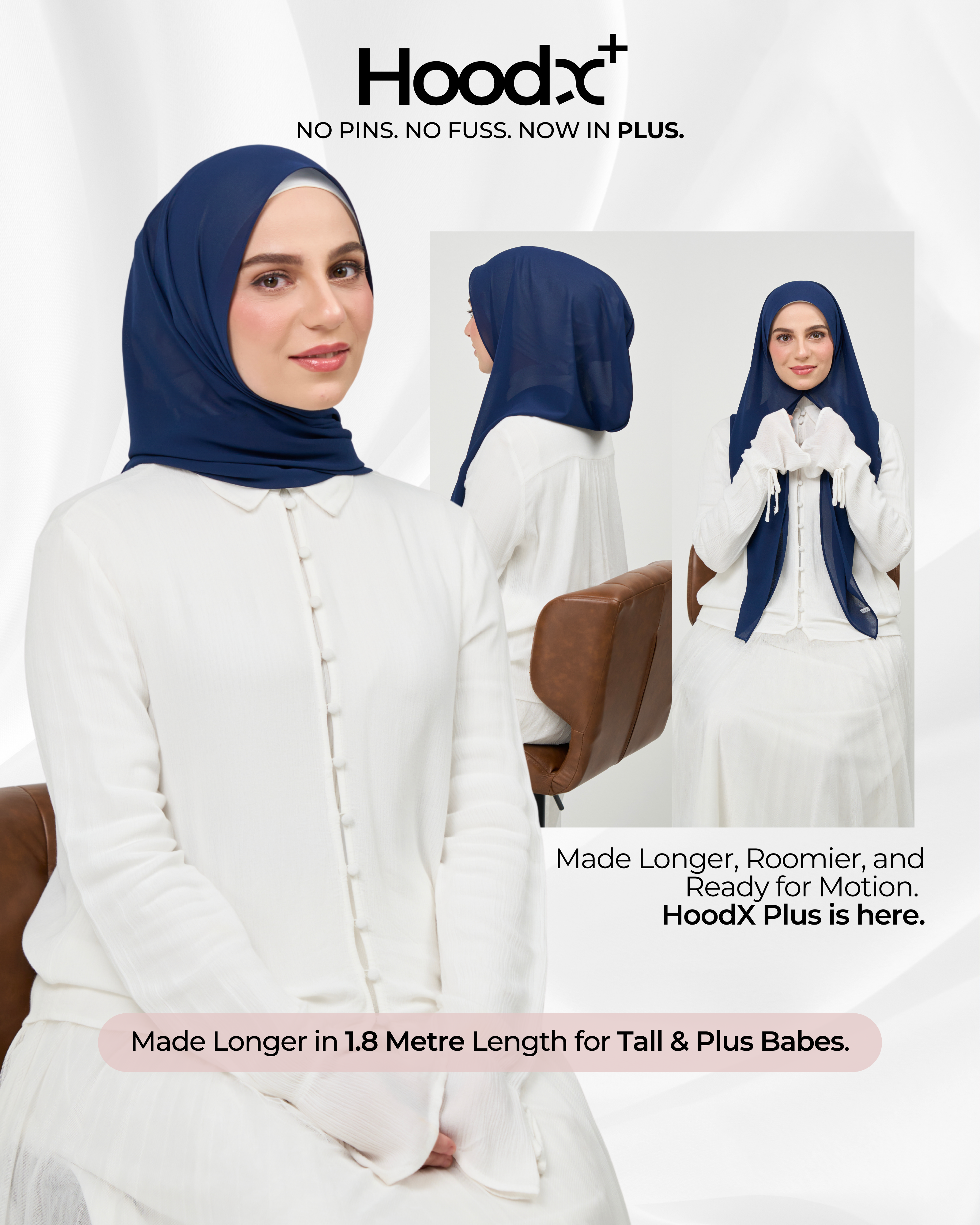 [★New] HoodX⁺Plus in Navy