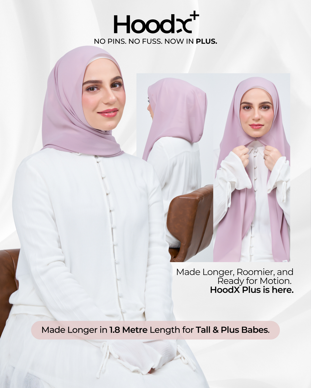 [★New] HoodX⁺Plus in Nude Plum