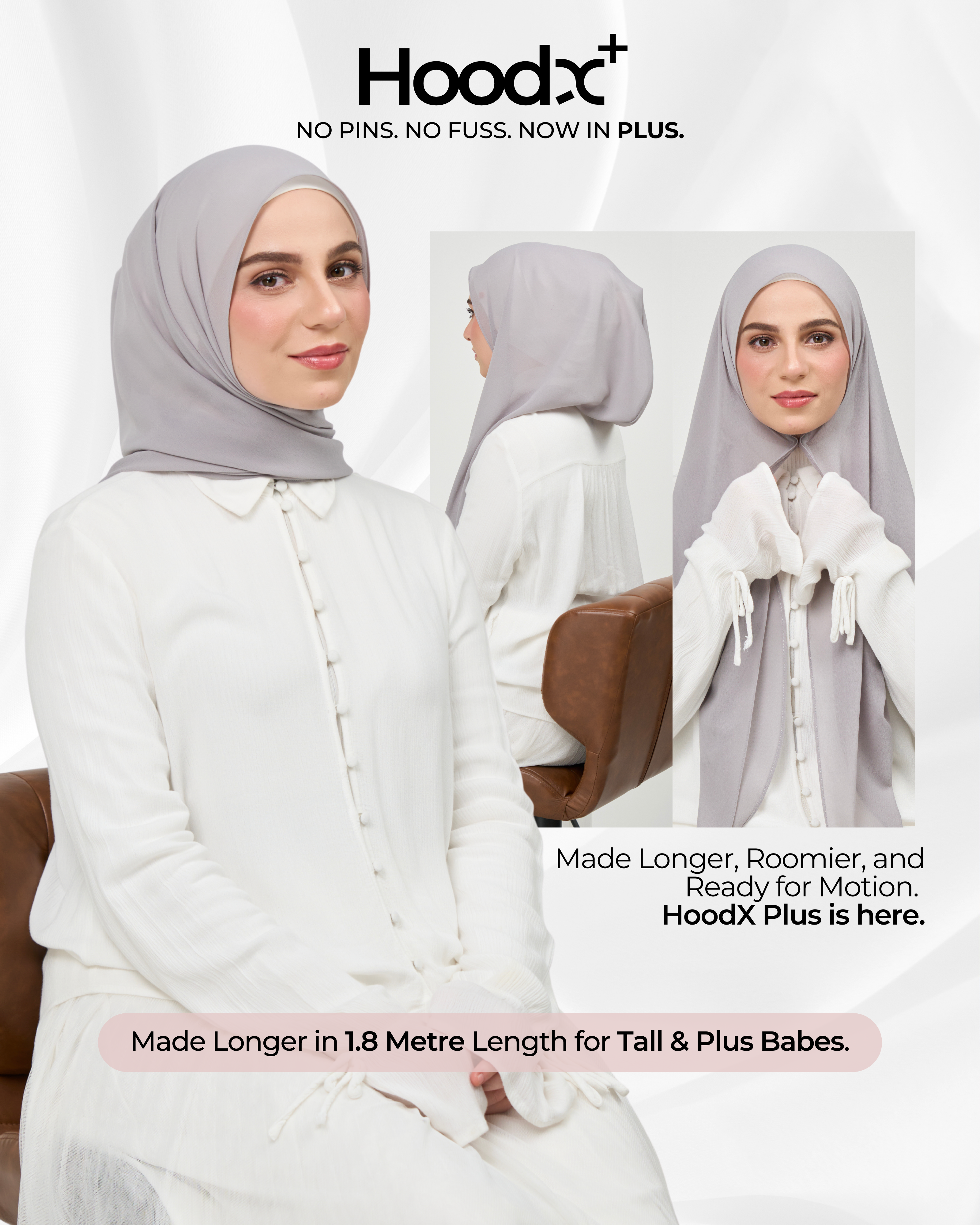 [★New] HoodX⁺Plus in Pewter