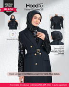 [★New] HoodX⁺Plus Luxe in Raven Black