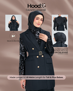 [★New] HoodX⁺Plus Luxe in Raven Black