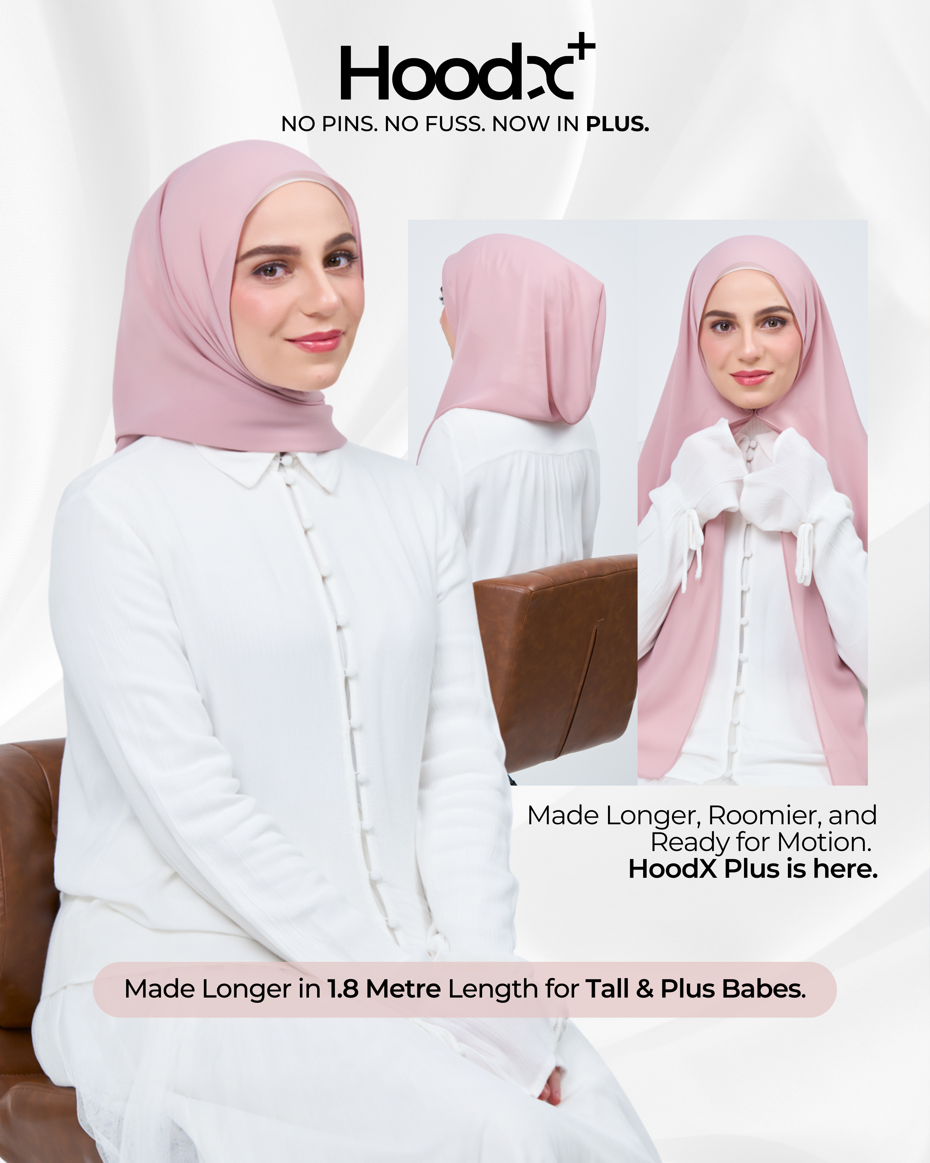 [★New] HoodX⁺Plus in Rose