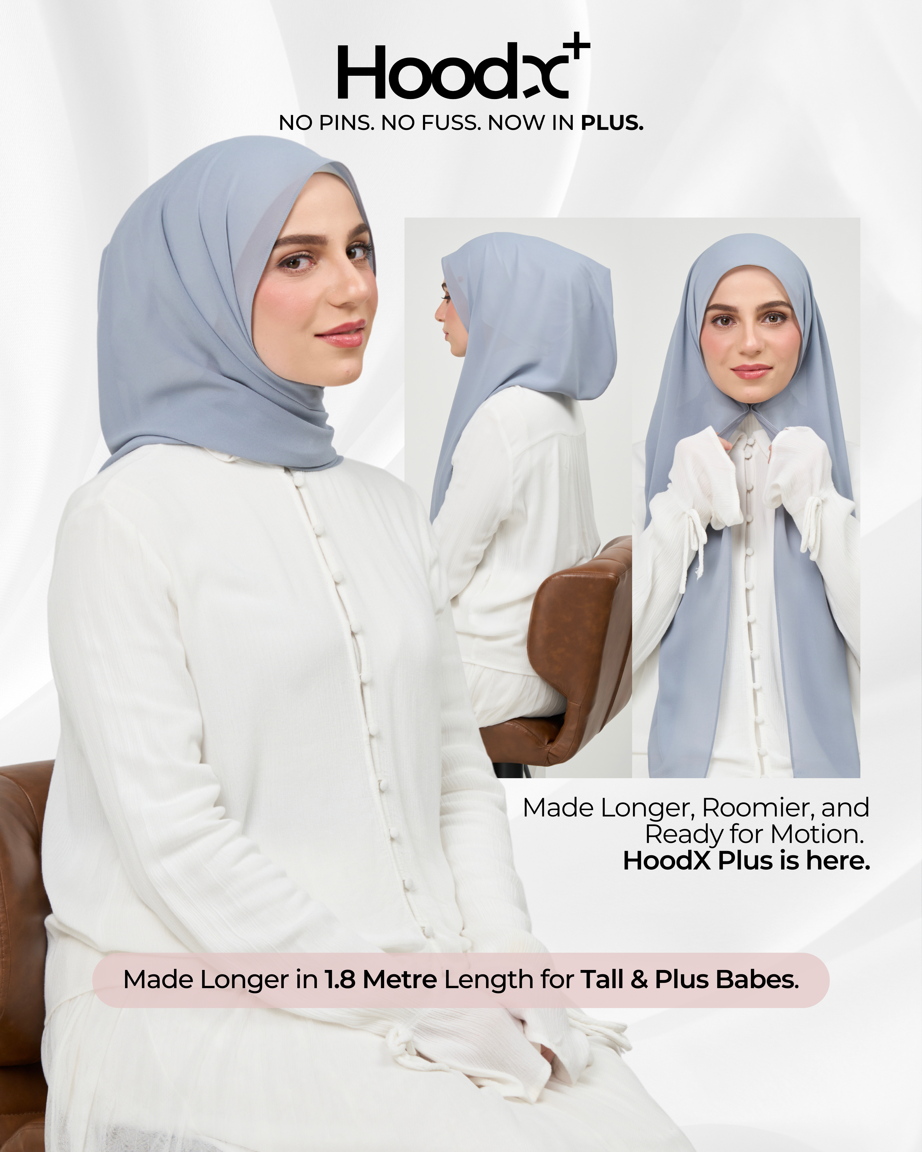 [★New] HoodX⁺Plus in Slate Blue