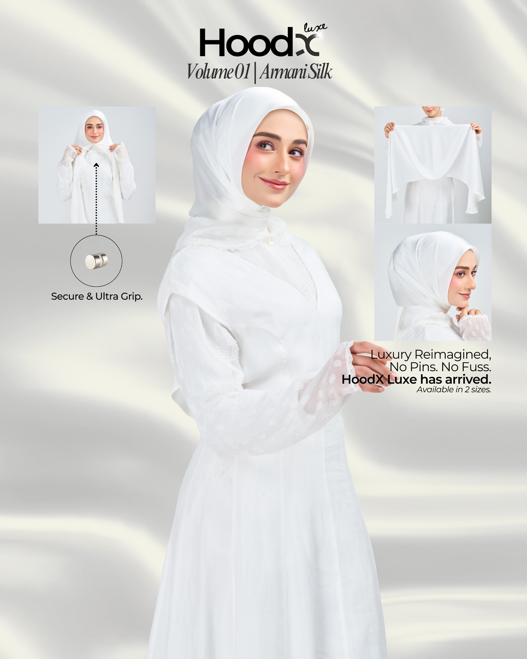 [★New] HoodX Luxe in Timeless White