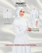 [★New] HoodX⁺Plus Luxe in Timeless White