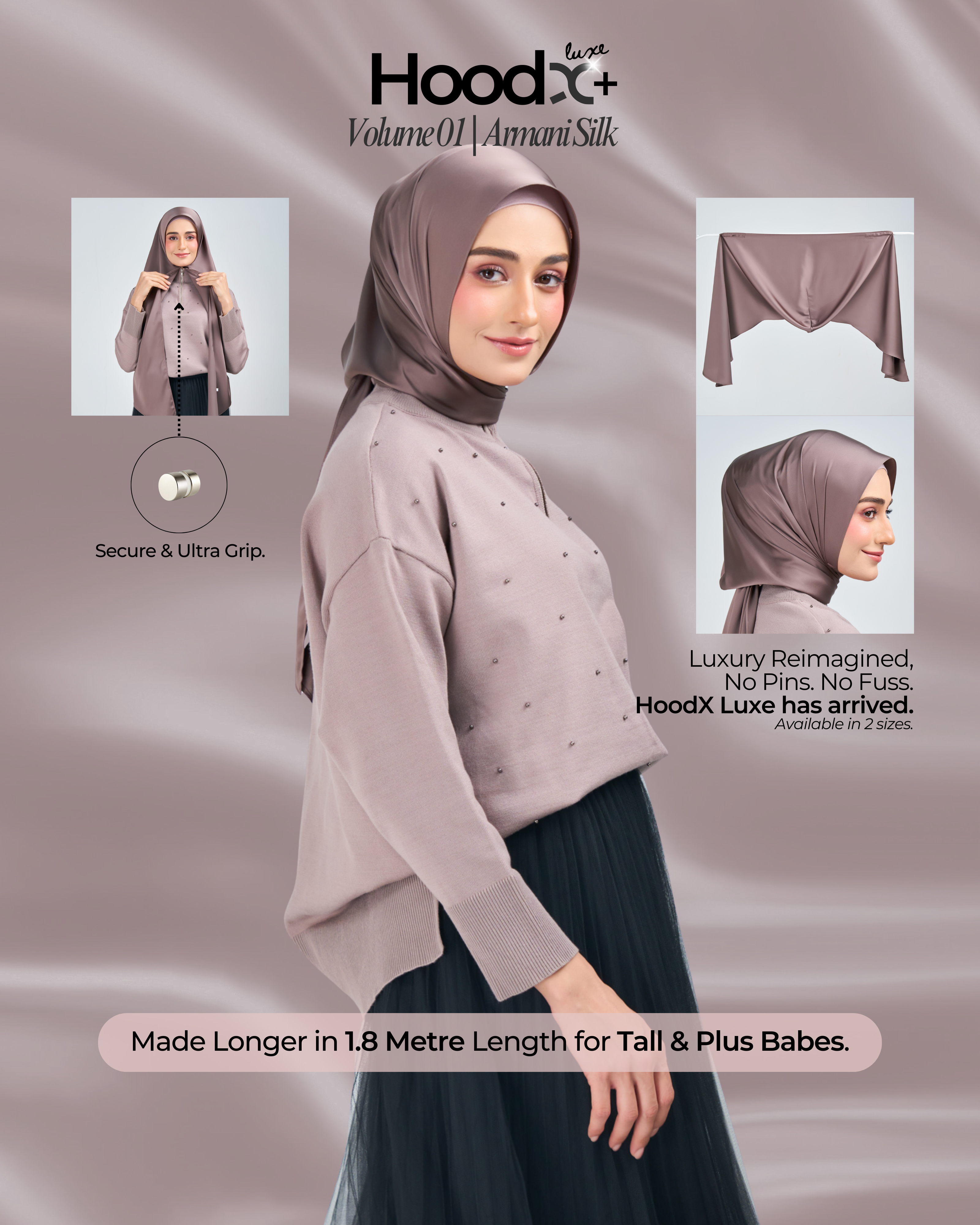 [★New] HoodX⁺Plus Luxe in Truffle