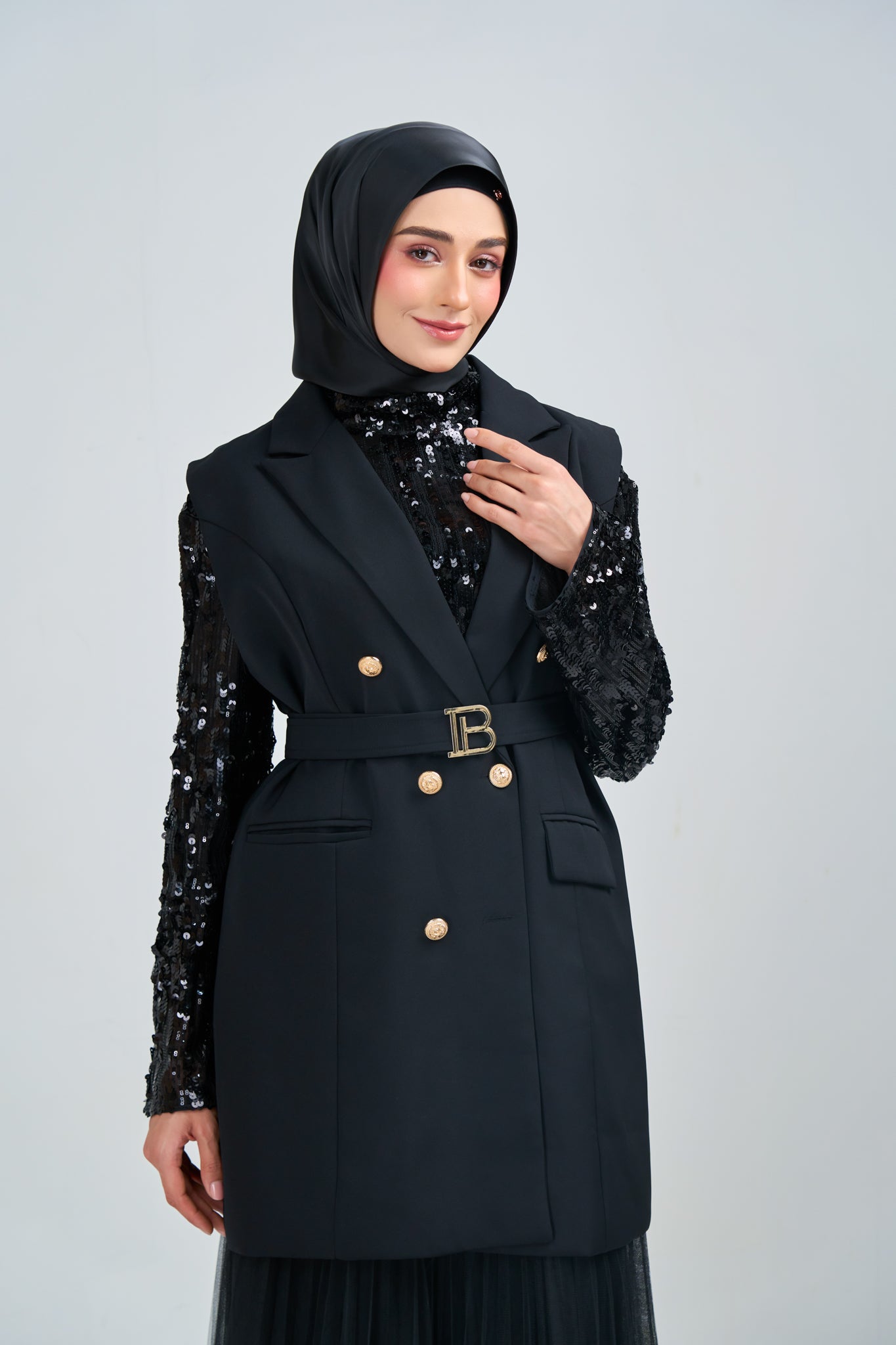 [★New] HoodX Luxe in Raven Black